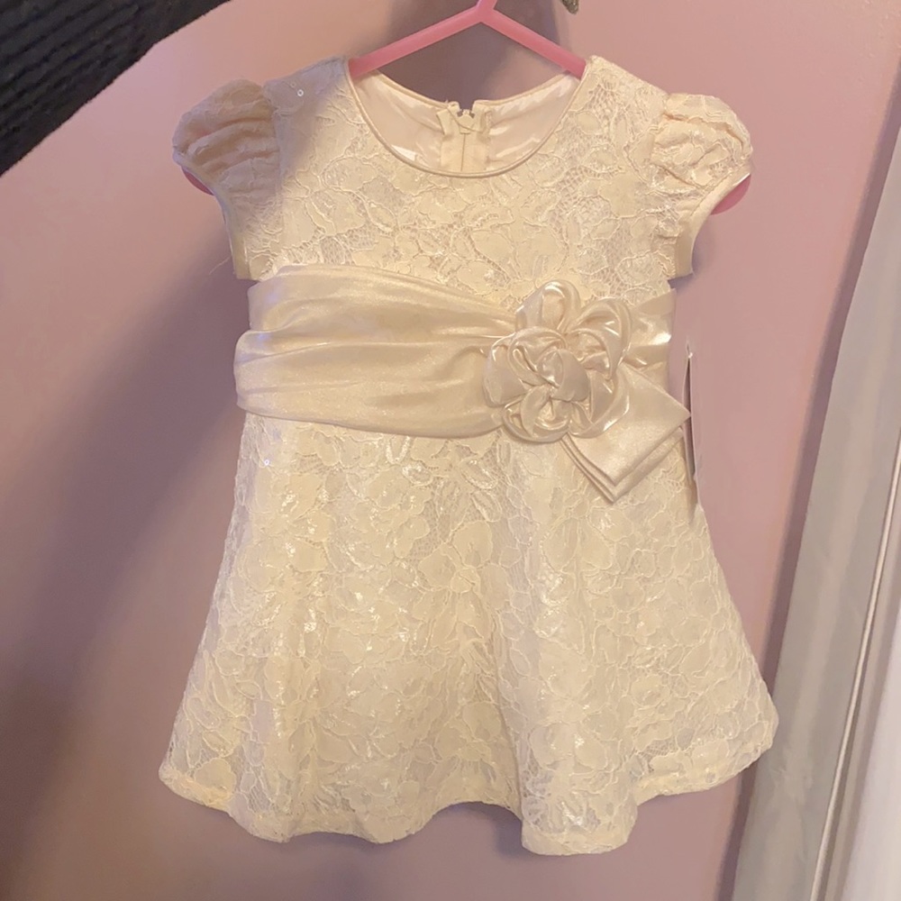 3-6 months dress New with tags beige